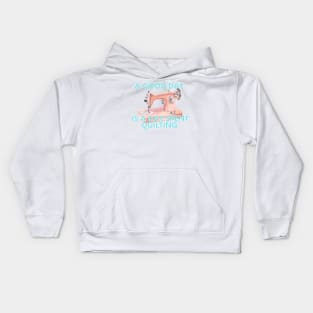 Quilt Wit — A Good Day Kids Hoodie